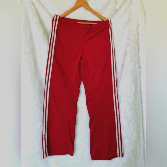 Adidas Red Flared Pants - Picture 3 of 6